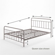 Load image into Gallery viewer, Florence Metal Platform Bed Frame