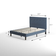 Load image into Gallery viewer, Omkaram Upholstered Platform Bed Frame
